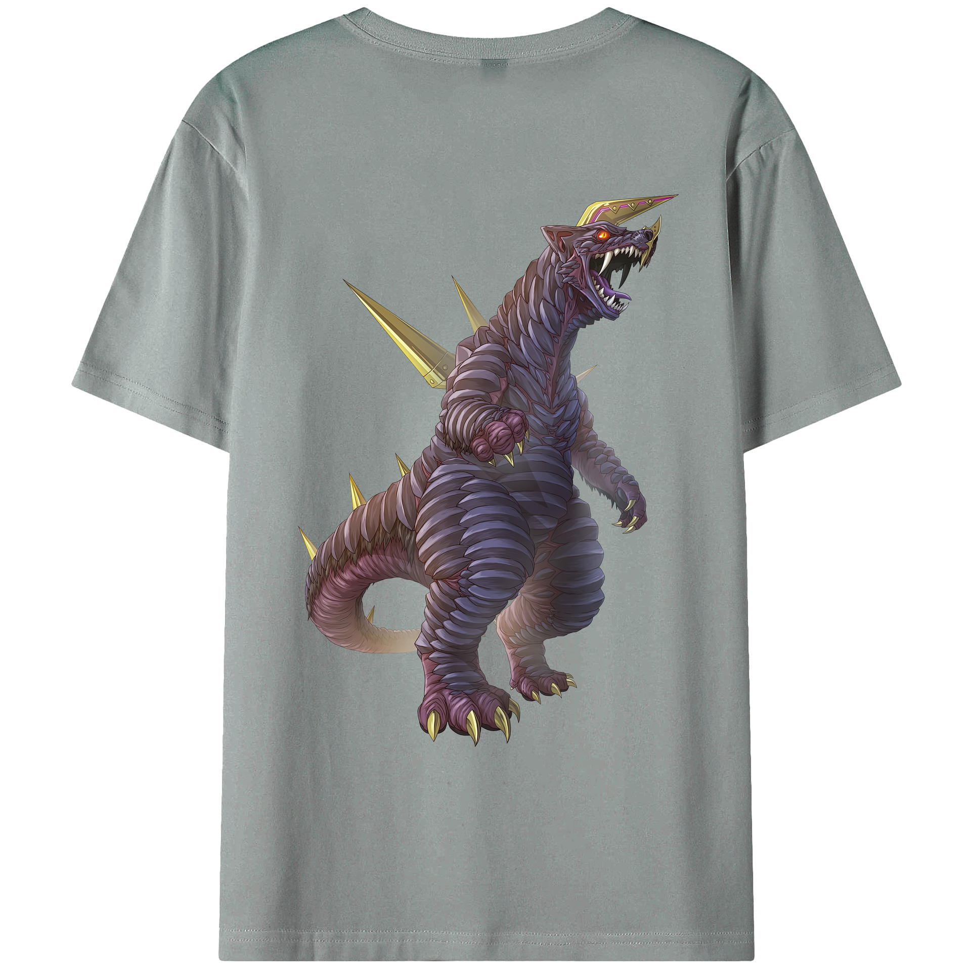 （画像用） ウルトラマン Ultraman 綿100％ メンズ半袖Tシャツ（バックプリント） 通気性